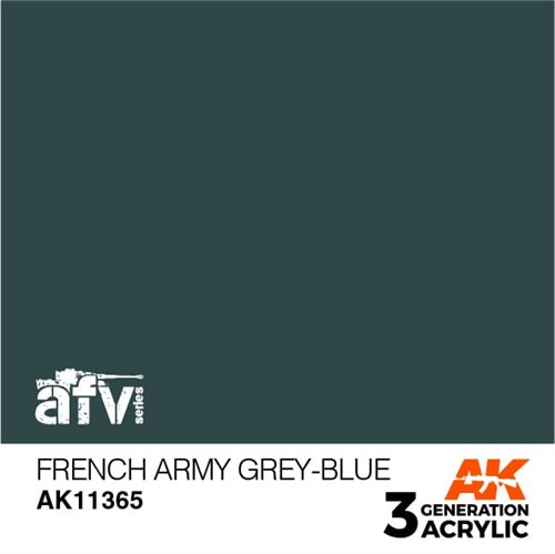 AK11365 Fransk hær grå-blå – AFV, 17 ml