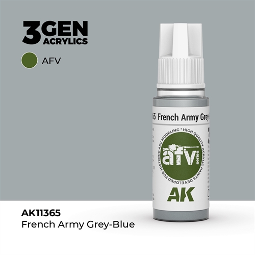 AK11365 Fransk hær grå-blå – AFV, 17 ml