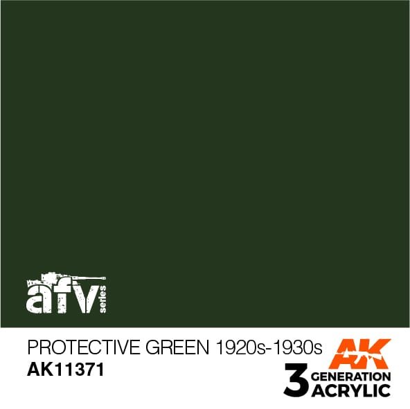 AK11371 Protective grøn 1920S-1930S – AFV, 17 ml