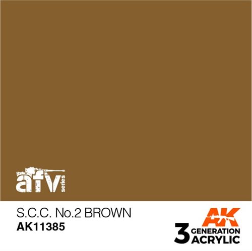 AK11385 S.C.C. NO.2 Brun – AFV, 17 ml