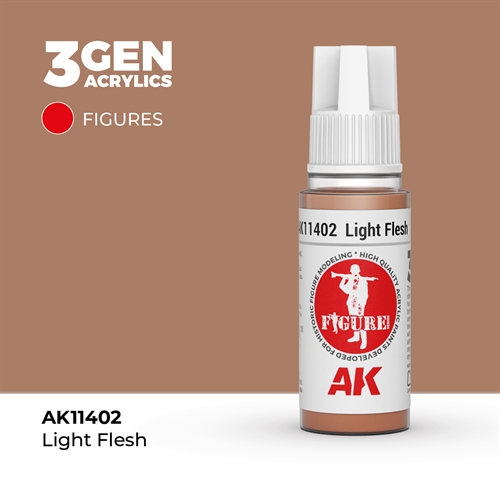 AK11402 Lys hudfarve– Figurer, 17ml