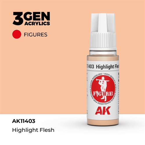 AK11403 Fremhævet hud– Figurer, 17ml