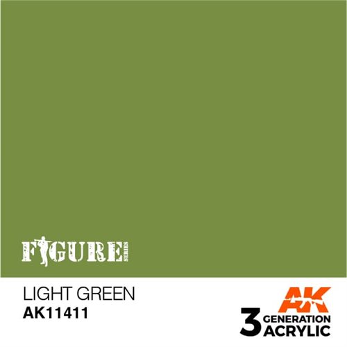 AK11411 Lys grøn – Figurer, 17ml