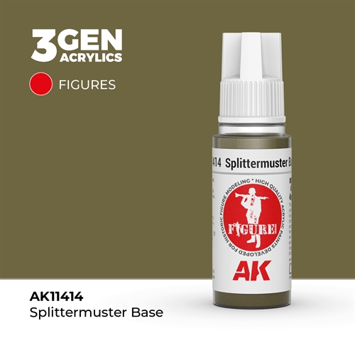 AK11414 Splittermuster base – Figurer, 17ml