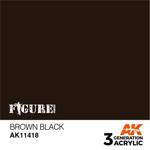 AK11418 Brun sort– Figurer, 17ml