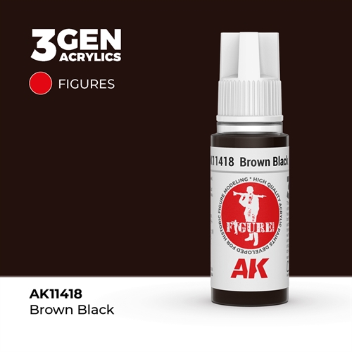 AK11418 Brun sort– Figurer, 17ml