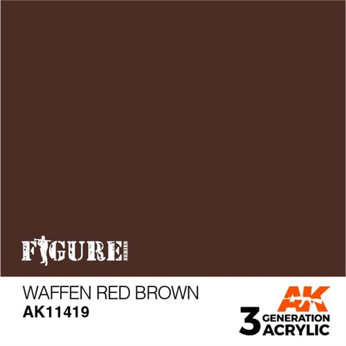AK11419 Våben rød-brun– Figurer, 17ml