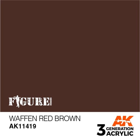 AK11419 Våben rød-brun– Figurer, 17ml