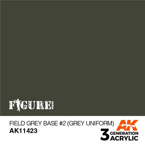 AK11423 Felt grå base #2 (Grå uniform)– Figurer, 17ml