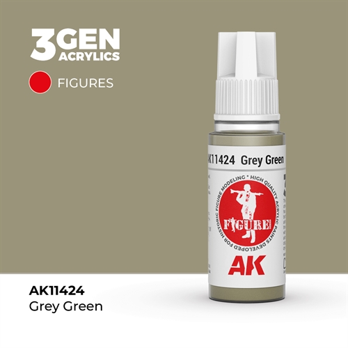AK11424 Grå grøn – Figurer, 17ml