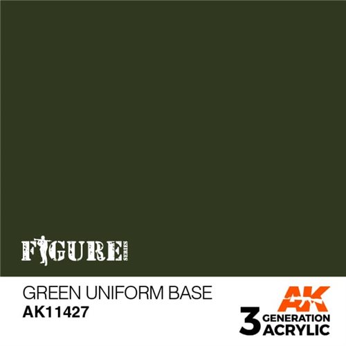 AK11427 Grøn uniform base – Figurer, 17ml