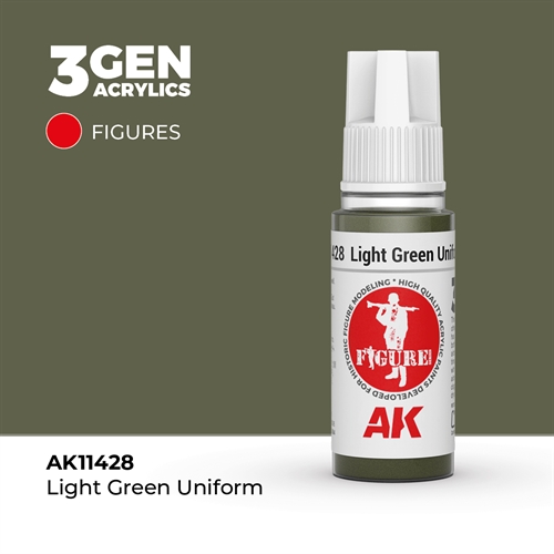 AK11428 Grøn uniform base – Figurer, 17ml