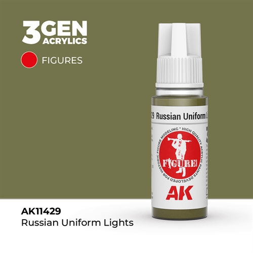 AK11429 Russisk uniform – Figurer, 17ml