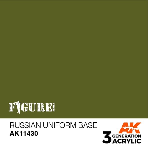 AK11430 Russisk uniform base– Figurer, 17ml