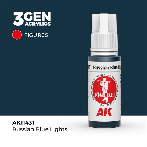 AK11431 Russisk blå – Figurer, 17ml
