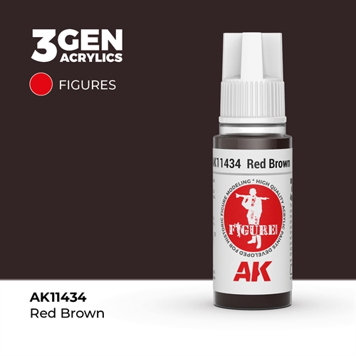 AK11434 Rød brun – Figurer, 17ml