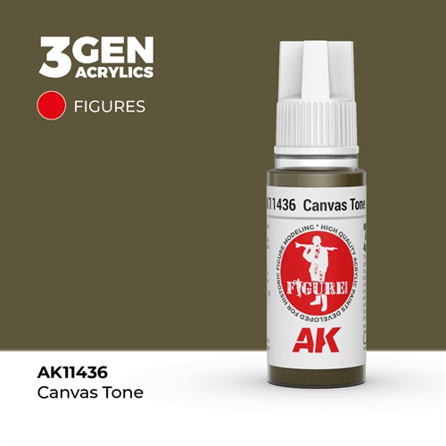 AK11436 Lærred tone – Figurer, 17ml
