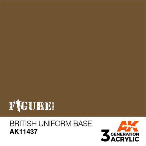AK11437 Britisk uniform base – Figurer, 17ml