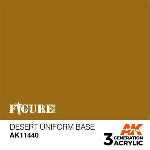 AK11400 Ørken uniform base– Figurer, 17ml