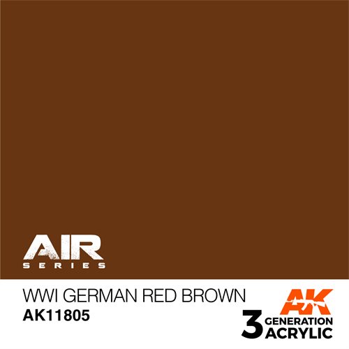 AK 11805 WWI GERMAN RED BROWN - AIR, 17 ml