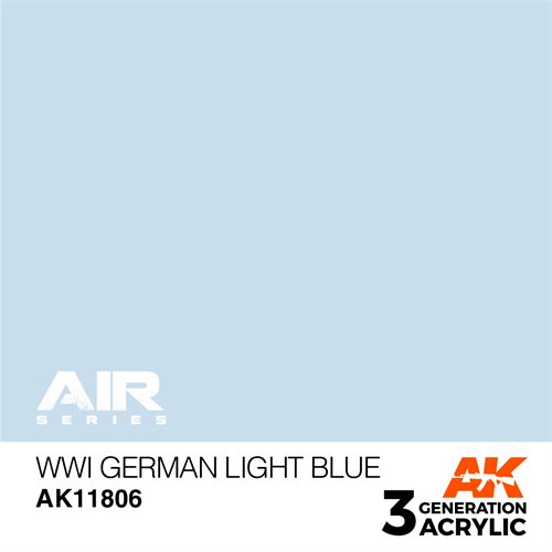 AK 11806 WWI tysk lys blå - AIR, 17 ml