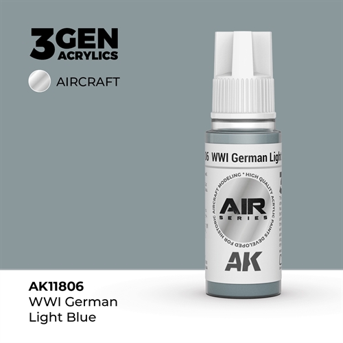 AK 11806 WWI tysk lys blå - AIR, 17 ml
