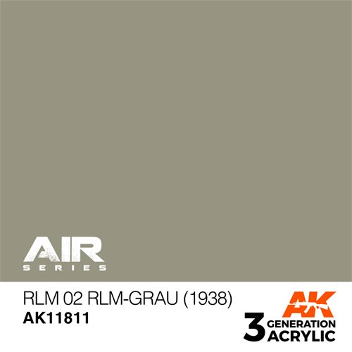 AK 11811 RLM 02 RLM-grå (1938) - AIR, 17 ml