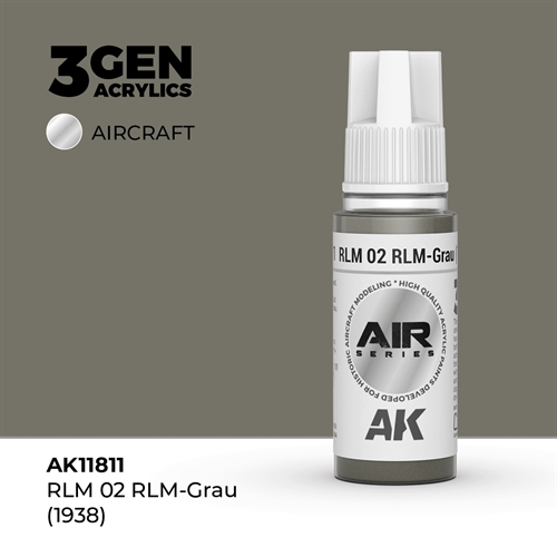 AK 11811 RLM 02 RLM-grå (1938) - AIR, 17 ml
