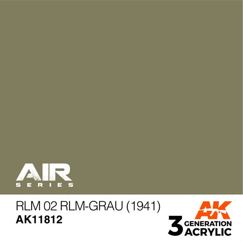 AK 11812  RLM 02 RLM-grå (1941) - AIR, 17 ml