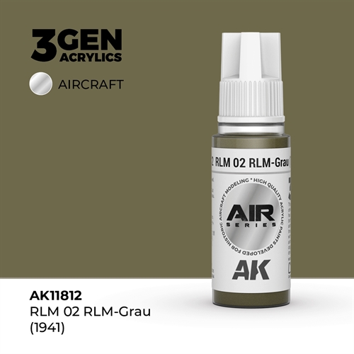 AK 11812  RLM 02 RLM-grå (1941) - AIR, 17 ml