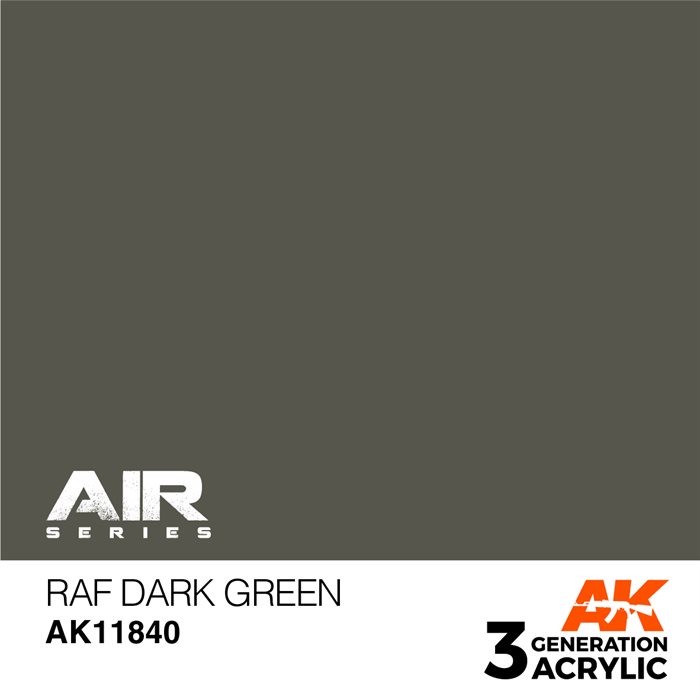 AK 11840 RAF DARK GREEN - AIR, 17 ml