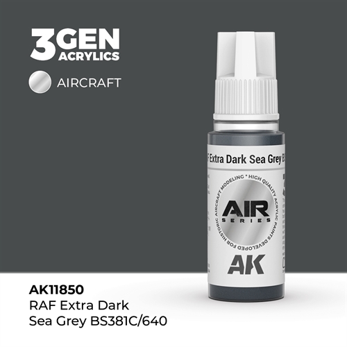 AK 11850 RAF Ekstra mørk sø grå BS381C/640- AIR, 17 ml