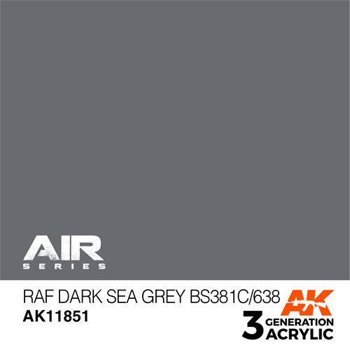AK 11851 RAF DARK SEA GREY BS381C/638 - AIR, 17 ml