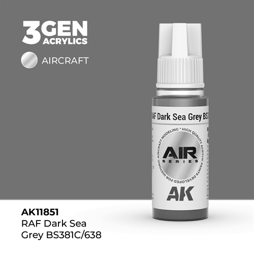 AK 11851 RAF Mørk sø grå BS381C/638 - AIR, 17 ml