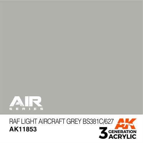 AK 11853 RAF LIGHT AIRCRAFT GREY BS381C/627 - AIR, 17 ml