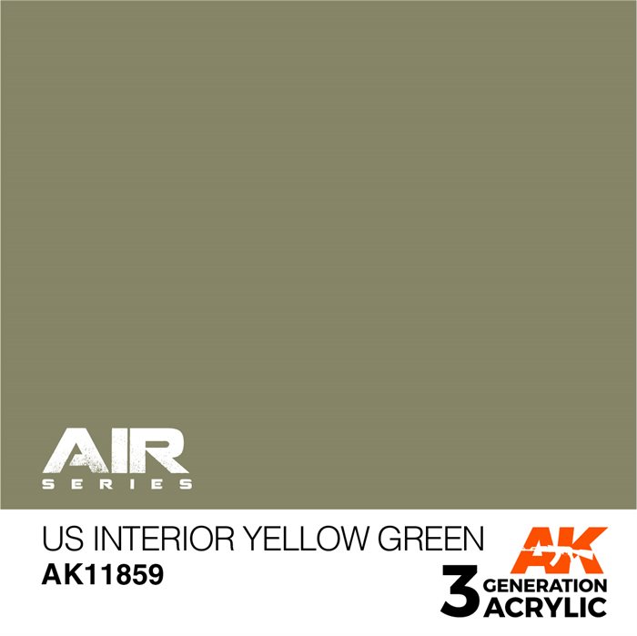 AK 11859 US INTERIOR YELLOW GREEN - AIR, 17 ml