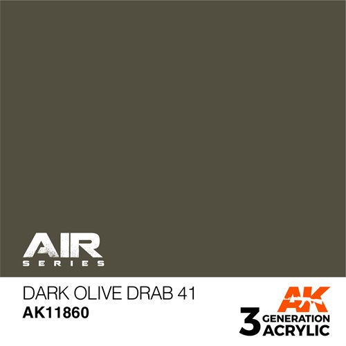 AK 11860 DARK OLIVE DRAB 41 - AIR, 17 ml