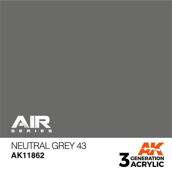 AK 11862 Neutral grå 43 - AIR, 17 ml