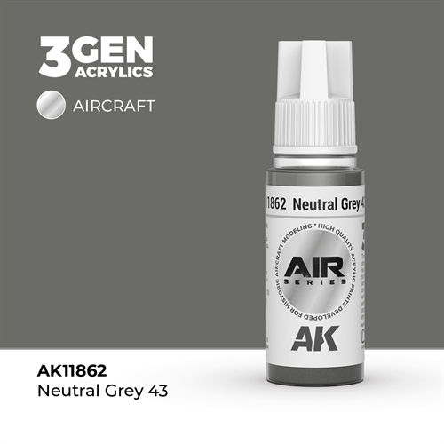 AK 11862 Neutral grå 43 - AIR, 17 ml
