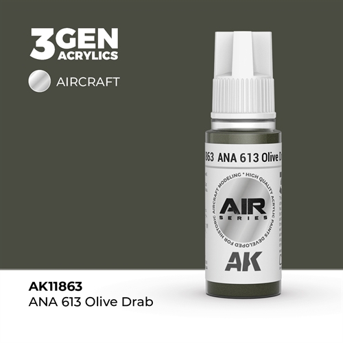 AK 11863 ANA 613 Oliven grøn- AIR, 17 ml