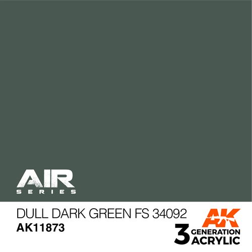 AK 11873 DULL DARK GREEN FS 34092 - AIR, 17 ml
