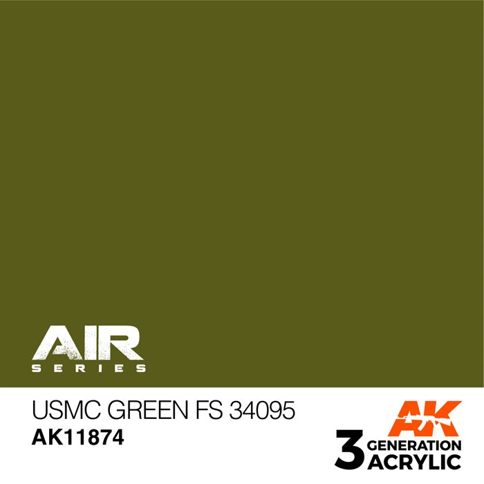 AK 11874 USMC Grøn FS 34095 - AIR, 17 ml