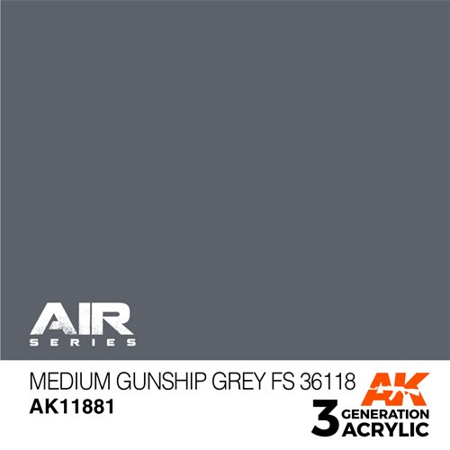 AK 11881 MEDIUM GUNSHIP GREY FS 36118 - AIR, 17 ml