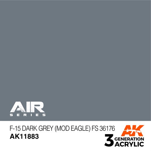 AK 11883 F-15 Mørk grå (model ørn) FS 36176 - AIR, 17 ml