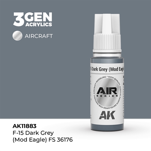 AK 11883 F-15 Mørk grå (model ørn) FS 36176 - AIR, 17 ml