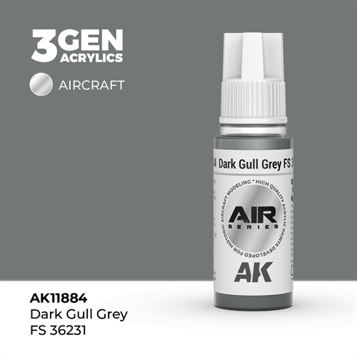 AK 11884 Mat mørk grå FS 36231 - AIR, 17 ml