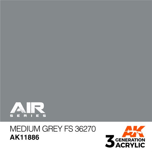 AK 11886 Mellem grå FS 36270 - AIR, 17 ml