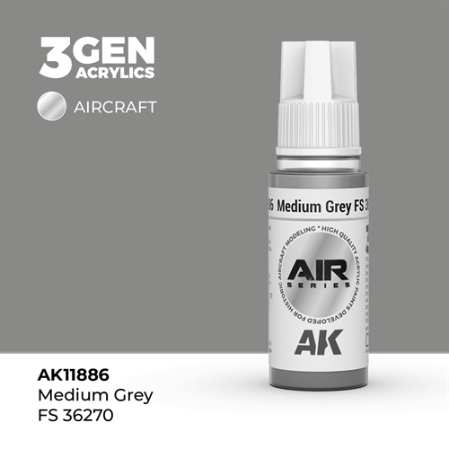 AK 11886 Mellem grå FS 36270 - AIR, 17 ml