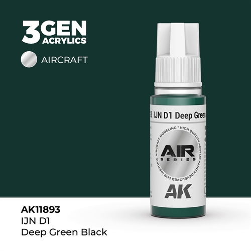 AK 11893 IJN D1 Dyb grøn-sort - AIR, 17 ml