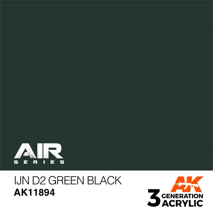 AK 11894 IJN D2 Grøn-sort - AIR, 17 ml